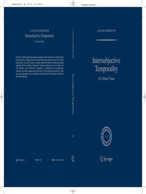 cover image of Intersubjective Temporality